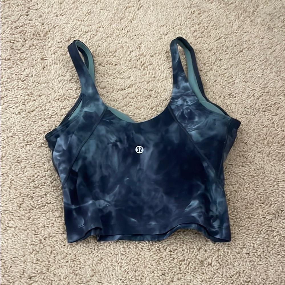 lululemon athletica Blue Tank Top